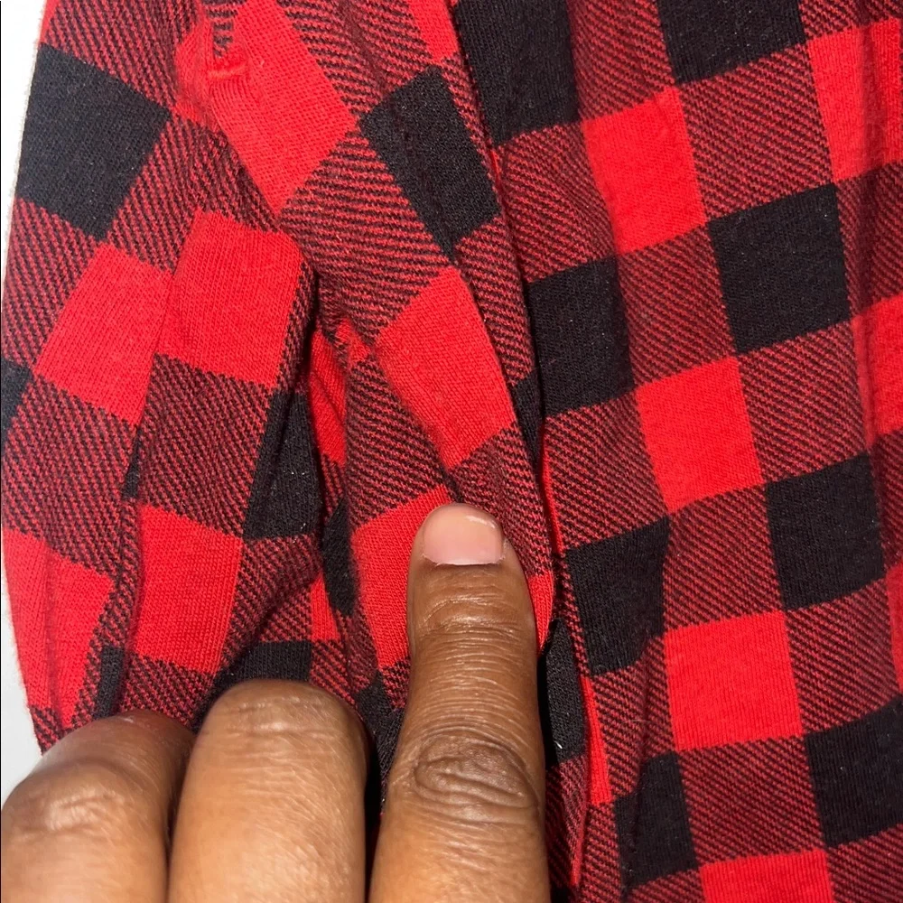Old Navy Red and Black Buffalo Plaid Dress